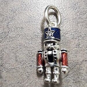 Pandora Moveable Nutcracker Dangle Charm